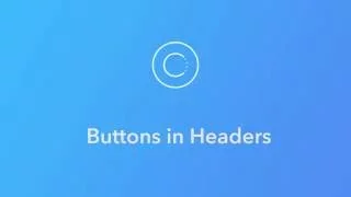 Ionic Creator Tutorials Buttons in Headers