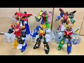 Download Lagu 【PowerRangers DX ROBO UNIVERSE All megazord】レジェンドロボ大集結⁉︎シンケンオーを加えて遊んでみた