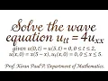 Numerical Solution of Wave Equation Finite Difference Method Engineering Mathematics