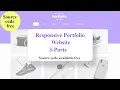 Personal Portfolio website using HTML CSS and JavaScript from scratch Part - 3