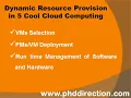 P Research Topics in 5 Cool Cloud Computing