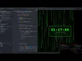 ASMR Programming - Matrix Digital Clock