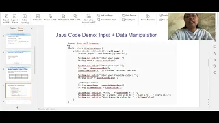 MODULE 4 - Processing User Input and Basic Data Manipulation