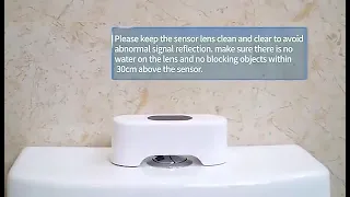 How to Install Automatic Toilet Flush Button Touchless Toilet Flusher External Infrared Flush Kit