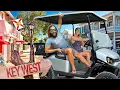 24 Hours in Key West Florida On a Golf Cart