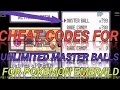 Cheat codes for UNLIMITED MASTER BALLS for Pokemon emerald Gaming Robo