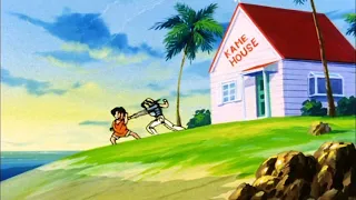 Dragon Ball Z - Krillin and Android 18 train together