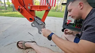 BXpanded Quick-On Bucket Install on Kubota BX23s In-Depth