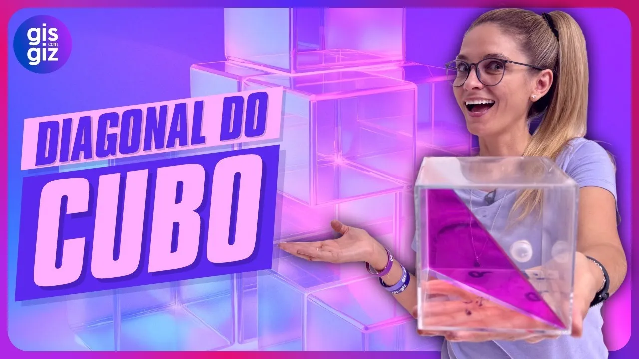 DIAGONAL DO CUBO | COMO CALCULAR O DIAGONAL DO CUBO? |