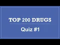 Top 200 Drugs Pharmacy Quiz - PTCB PTCE CPhT NAPLEX NCLEX Practice Pharmacy Drug Test Questions