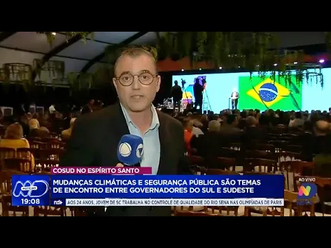 Cosud: abertura da 11ª edição reúne governadores e ministro da Justiça no Espírito Santo
