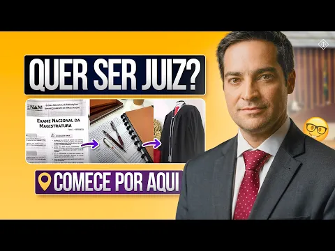 Vídeo: o primeiro passo do estudo para a magistratura