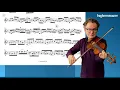 Bach Partita No. 2 in d-moll, BWV 1004, Allemanda | different tempi | violin sheet music