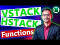 Vstack and Hstack Functions Vstack and Hstack Formulas Vstack and Hstack Full Tutorials