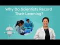 Why Do Scientists Record Their Learning - Science for First Grade