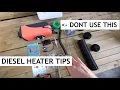 Cheap Chinese Diesel Heater Tips - Camper Van Heating Installation
