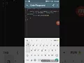 02 Java Tutorial on Android Phone Solo Learn Code Playground Variables