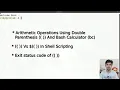 double parenthesis in shell scripting vs mathematical calculations with bc