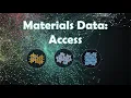 6 Materials Data Access Materials Project API Example
