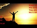 God Did It (Collab. Version) [feat. Jamie MacDonald]-tobyMac [Lyrics]