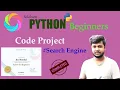 Search Engine Python Beginners Earn Certification Solo learn Code With Joy Final Project