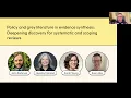 Policy and grey literature in evidence synthesis Discovery for systematic and scoping reviews