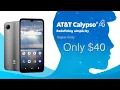AT T Prepaid Calypso 4 Initial Setup Review - Only 40