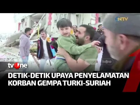 Bocah Selamat dari Runtuhan Gempa, Sang Ayah Menangis Haru