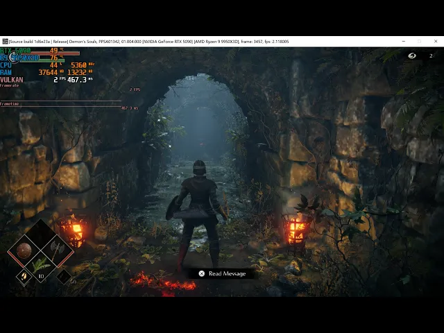 Demon's Souls Remake on KyTyPS5 emulator