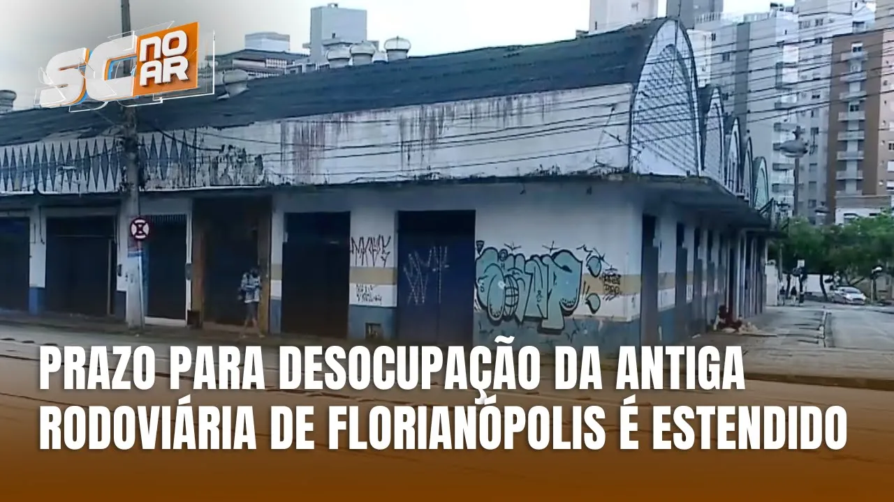 Prefeitura de Florianópolis prorroga prazo para desocupação da antiga rodoviária