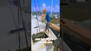 REPOWERING OUR CATAMARAN OURSELVES! [RED SEAS] #boatrefit #boatengine