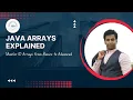 Java Arrays Explained Master 1D Arrays from Basics to Advanced
