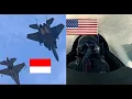 Download Lagu DUEL UDARA JARAK DEKAT F 16 INDONESIA MELAWAN F 15 AMERIKA DI ATAS LANGIT RIAU