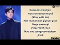 Chanyeol (EXO) Ft Punch -  Stay With Me (OST.Goblin) Lyrics