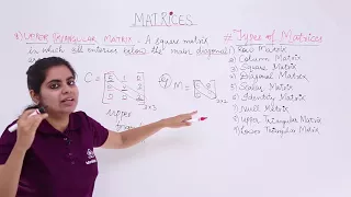 Class 12th - Upper Triangular Matrix Matrices Tutorials Point