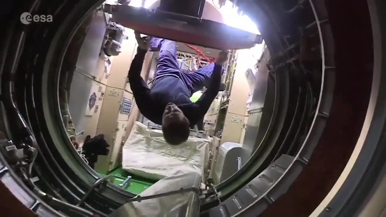 Take an on-orbit tour of Russia Nauka module with an ESA astronaut