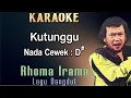 Download Lagu Kutunggu (Karaoke) Rhoma Irama Nada Wanita/Cewek Female Key D# Dangdut Original