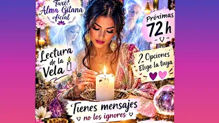  LECTURA DE LA  VELA🕯️‼️ ESTO TE LLEGA PRÓXIMAS 72H TE SORPRENDERÁS 💝AMOR Y MÁS 💰#interactive #tarot
