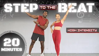 20 Minute Step to the Beat Workout [High Intensity]