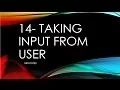 java tutorials urdu NFN 14 taking input from user