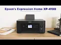 Epson Expression Home XP-4100 All-in-One Printer Take a Tour