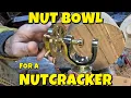 Nut Bowl with Ship s Wheel Nutcracker