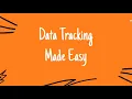 Data Tracking Session 1