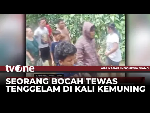 Luput dari Pantauan, Bocah di Jatim Ditemukan Tewas Tenggelam di Kali Kemuning