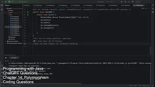 Ch 14 Java OOP Java Inheritance Abstract Class Interface Polymorphism Coding Questions