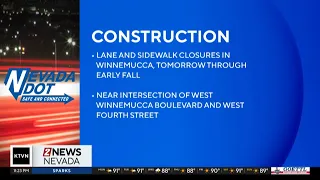 Traffic changes coming to Winnemucca as NDOT installs upgrades