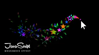 Particles Effect Following Cursor using Javascript Javascript Mousemove Effects