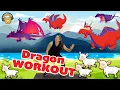 Download Lagu DRAGON WORKOUT (ages 3-8) | Tabata Kids Workout