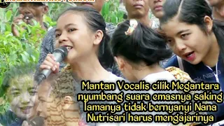 nana nutrisari sampai mengajari mantan vocal megantara ini