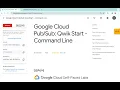 Google Cloud Qwik Start - Command Line With Explanation